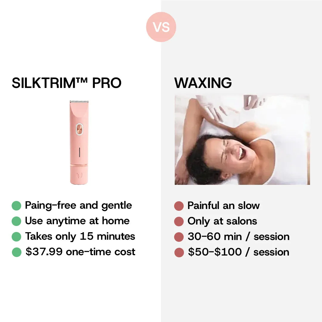 SilkTrim™ Pro 2-in-1 Intimate Hair Trimmer